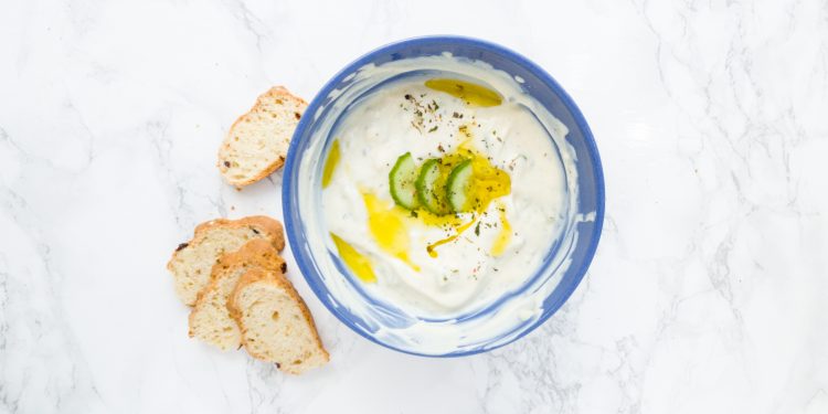 Zaziki, die leichte kalorienarme Variante Zaziki - leckere Jogurt/Quark-Dip